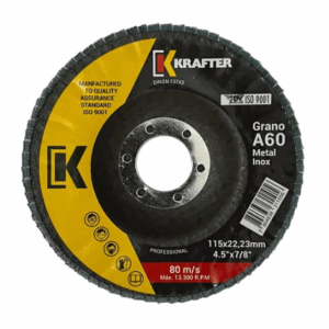 DISCO FLAP KRAFTER  GRANO A60 METAL INOX