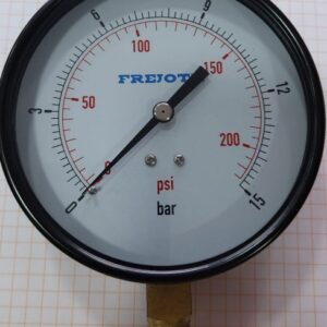 MANOMETRO 1/4" - 15 BAR