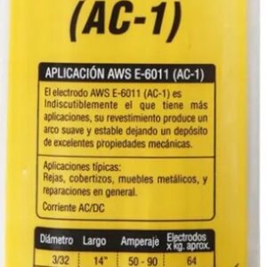 ELECTRODO MYH  6011 1/8 X1 KG