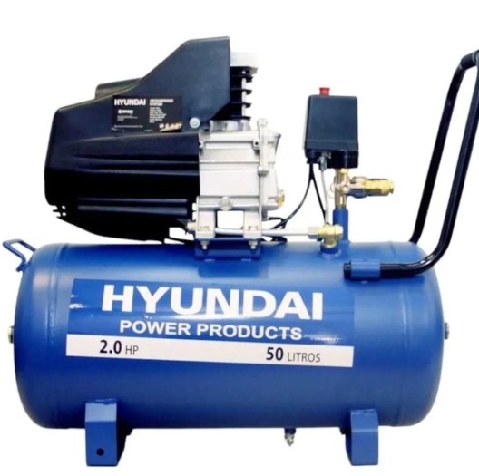 Compresor De Aire Monofásico Hyundai 2HP 50L